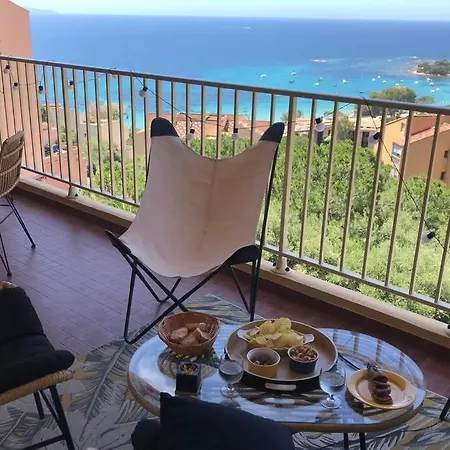 Terrasse Vue Mer Et îles Sanguinaires Plage à 5min * Ajaccio (Corsica)