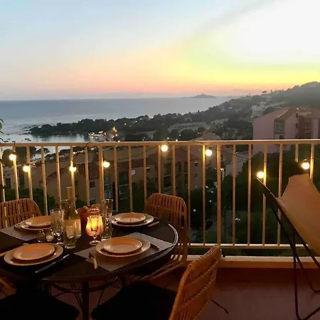 Terrasse Vue Mer Et Iles Sanguinaires Plage A 5min דירה *